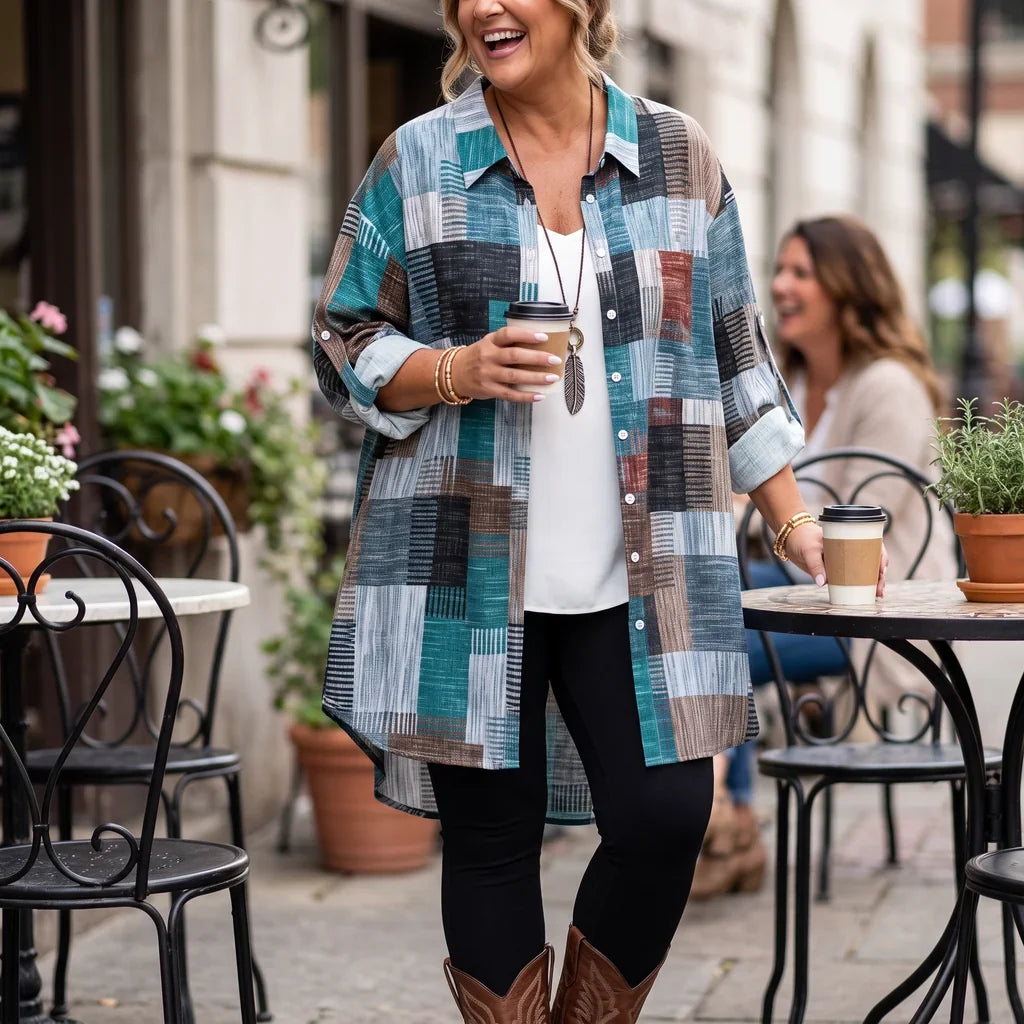 Plaid Flannel Button Up Shirt