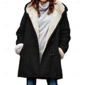 Women's Hooded Winter Coat with Fleece Lining