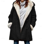 Women's Hooded Winter Coat with Fleece Lining