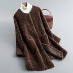 Women's Faux Shearling Fur Coat