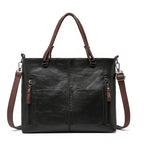 Large Tote Bag with Front Pockets
