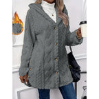 Women's Hooded Fleece Winter Jacket