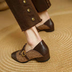 Buckle Strap Mary Jane Loafers