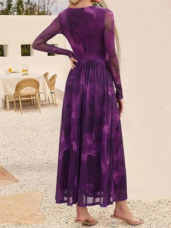 Long Sleeve Formal Maxi Dress