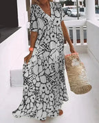 Floral Print Maxi Dress