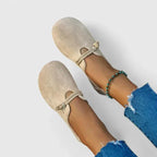 Round Toe Slip-On Flats