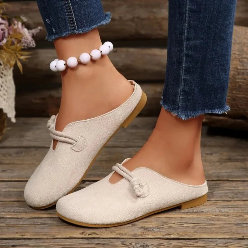 Suede Round Toe Loafers