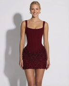 Sparkle Corset Party Mini Dress