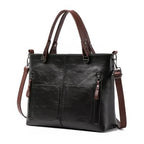 Large Tote Bag with Front Pockets