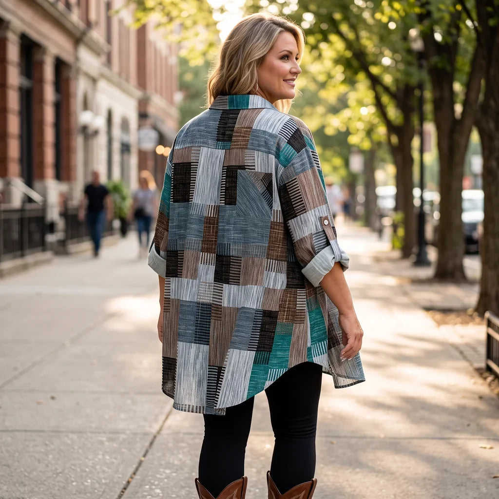 Plaid Flannel Button Up Shirt