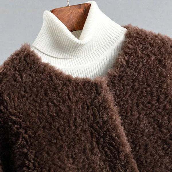 Women's Faux Shearling Fur Coat
