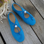 Lace-Up Mary Jane Flats