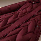 Women's Long Quilted Hooded Winter Coat