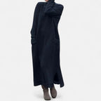 Mock Neck Maxi Knit Sweater Dress