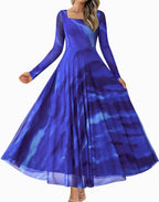 Long Sleeve Formal Maxi Dress