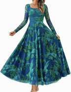 Long Sleeve Formal Maxi Dress