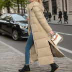 Women's Wool Blend Winter Coat with Hood
