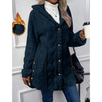 Women's Hooded Fleece Winter Jacket