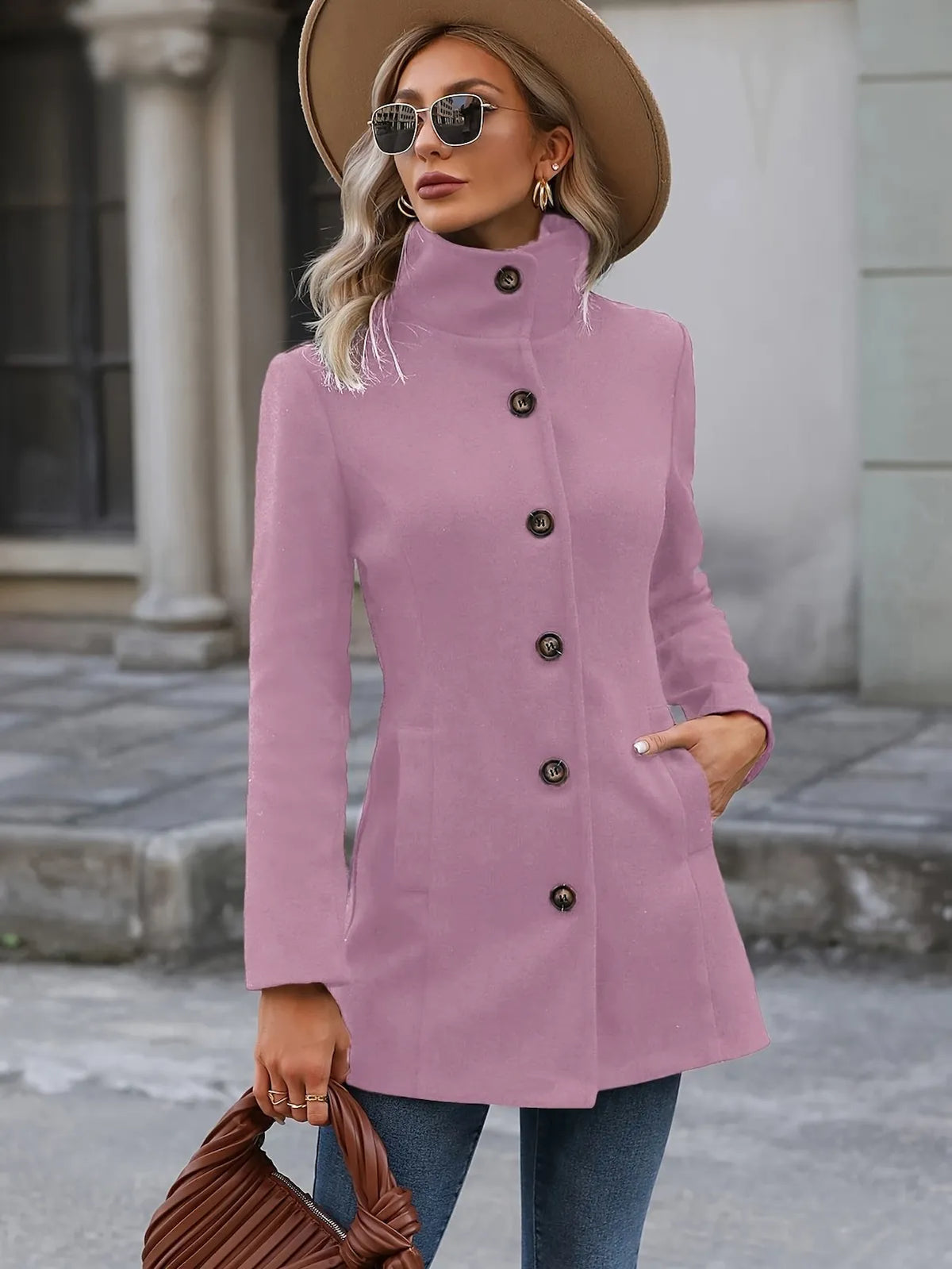 Maris | Women's Belted Mid-Length Trench Coat