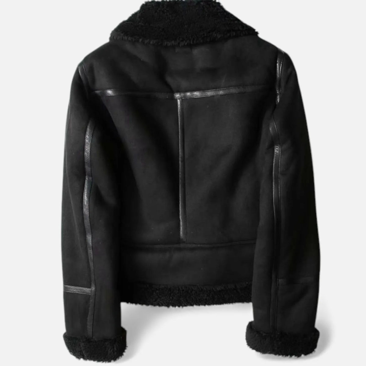Sienna | Women's Suede Shearling Moto Jacket