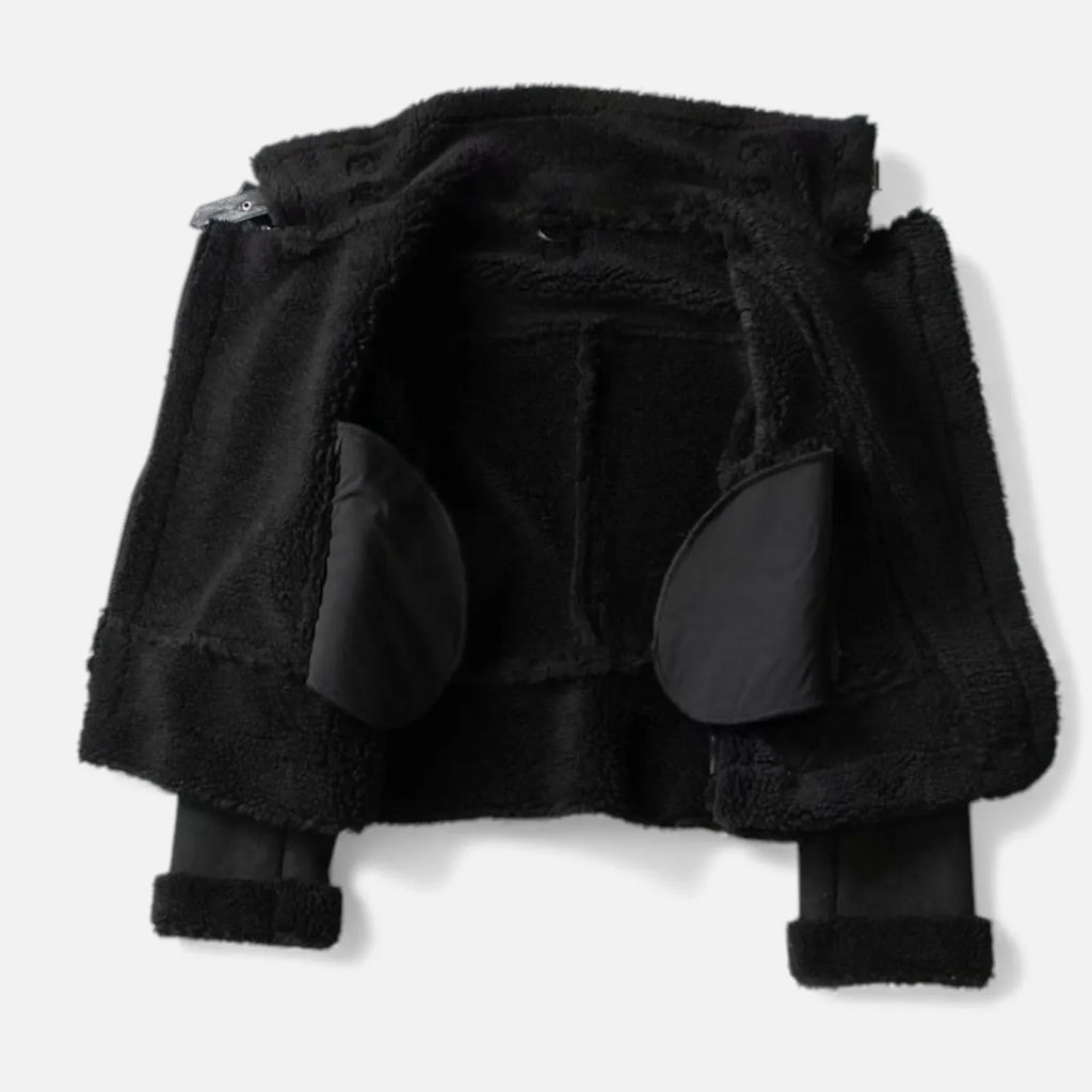 Sienna | Women's Suede Shearling Moto Jacket